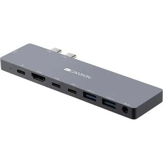 Canyon USB 8in1 Tbolt 4k Hub DS-8 S.Grey