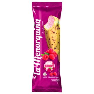 Bâtonnet Glacé Framboise & Chocolat Blanc La Menorquina 90ml