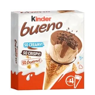 Glace So creamy-Crispy-Bueno X4 Kinder Bueno