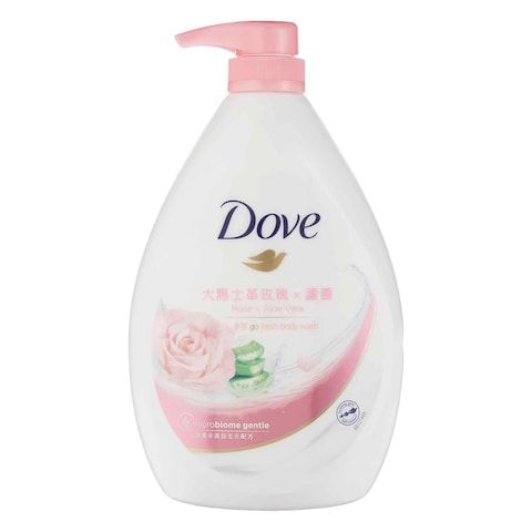 Dove Go Fresh Rose Soothing Body Wash 1l