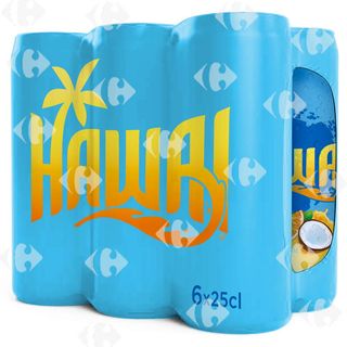 Pack Hawaï Canettes Slim 6 X 25Cl
