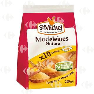 Madeleines Individuelles Nature St Michel 250g