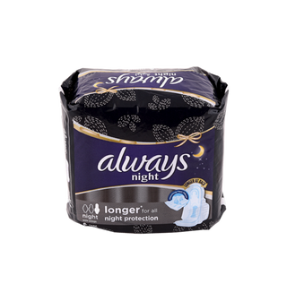 Serviettes hygiéniques Epaisse nuit ALWAYS 8 pièces  - 025
