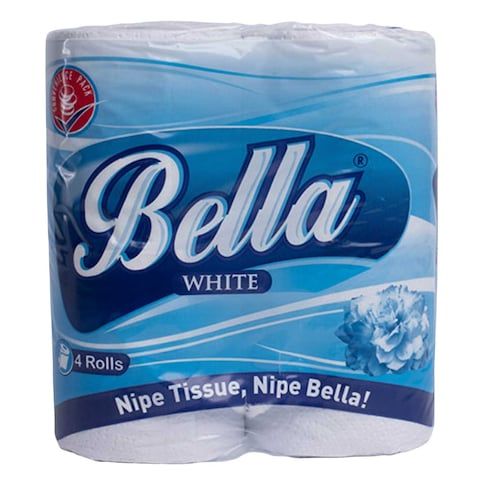 Bella Toilet Paper White 4 Pack