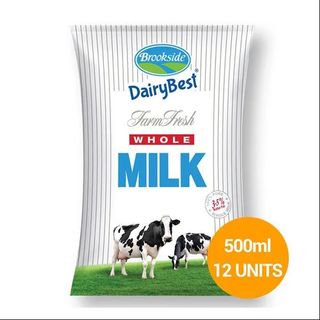 12 Pack Brookside Dairybest Milk 500ml