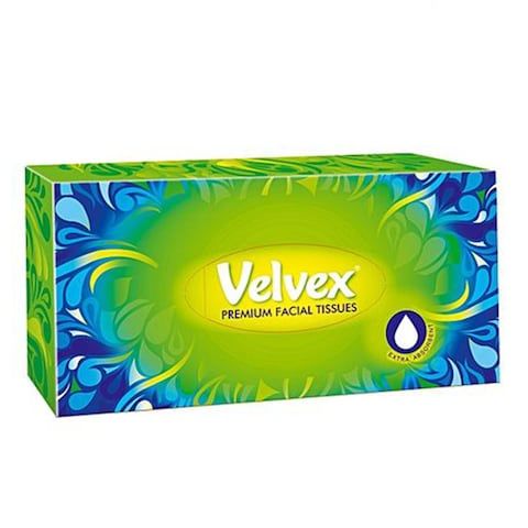 Velvex Facial Tissue White 80s