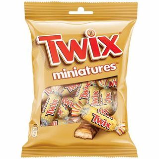 Mini Barres Chocolatées Twix 150g
