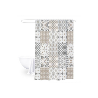 RIDEAUX DE BAIN MOSAIQUE 180x180 0291824