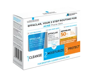 La Roche- Posay Effaclar Acnes Routine Kit 3 In 1