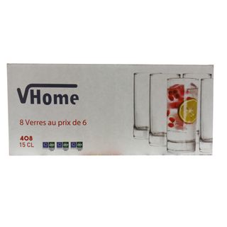 Verre à Thé Marrakech 15 cl 6 unités Plus 2 Gratuit