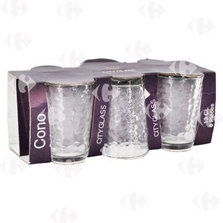 Verre à Thé Cono Diamond City Glass 13cl 6 pièces