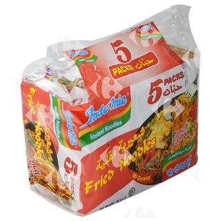 Lot de Nouilles Instantanées Sautées Indomie 5x85g.
