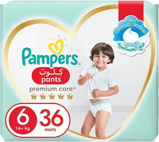 Pampers Premium Care Couches-Culottes Taille 6 (16kg+) 36 Unités