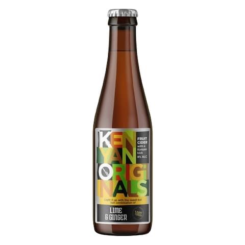 Kenyan Original Lime &Ginger Cider Bottle 330ml
