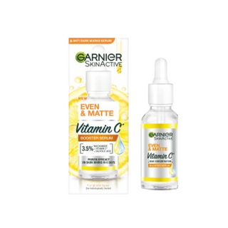 Garnier Even & Matte Vitamin C Booster Serum 30ml + Free Gift