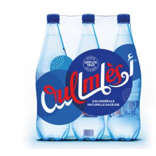 Pack Oulmès Eau minérale gazeuse 6 x 1L