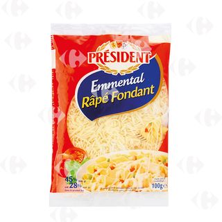 Emmental Râpé Président 100g