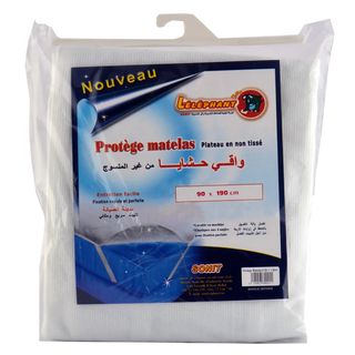 Sonit Protège Matelas 1 Place Blanc Dimensions: 90X190Cm