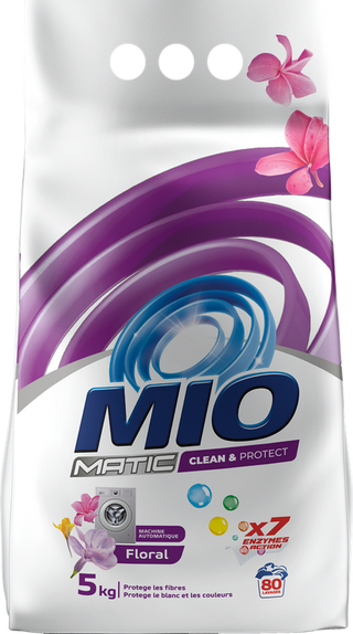 Lessive en poudre matic floral 5Kg - MIO