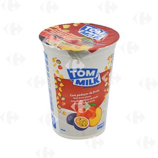 Yaourt brassé pêche et fruit de la passion 500g - TOM MILK
