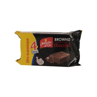 Groupage * 4 Brownies 200 G Moulin D'Or