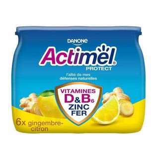 Yaourt à boire protect gingembre et citron 6x100g - ACTIMEL
