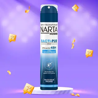 Offre DEO HOM BACTI PUR 20CL NARTA - 100297537