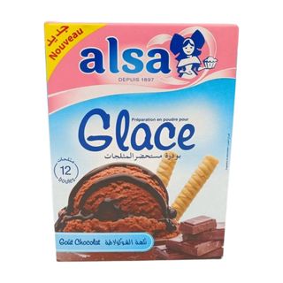 Crème Glacée Chocolat à Préparer Alsa 110g