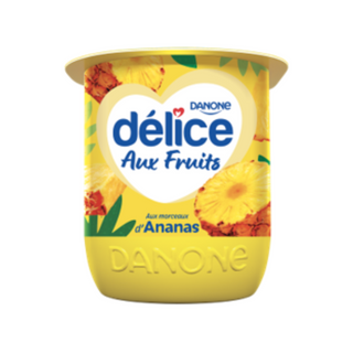 Yaourt Aux Fruits Ananas Delice Danone100G
