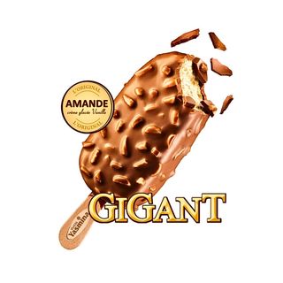 Bâtonnet Glace Gigant Amande Yasmina 120ml 1 unité