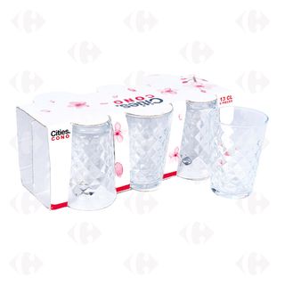 Verre à Thé Cono Stone 13cl - 6 pièces