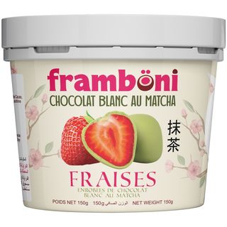 Framboni Fraises - Chocolat Blanc Au Matcha 150G