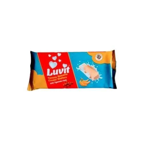 Luvit Yummy Milk Cream Wafers 35G