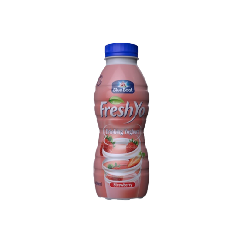 Blue Boat Freshyo Strawberry Flavoured Drinking Yoghurt 375Ml