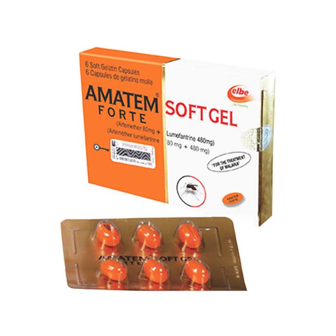 Amatem Forte Softgel Capsules 400Mg, 6 Pack
