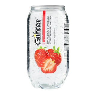Glinter Strawberry Flavoured Water