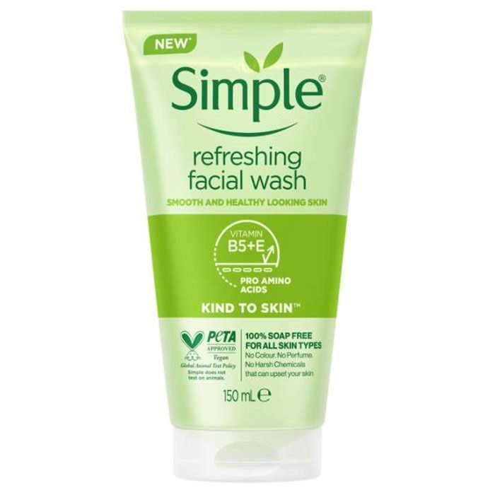 Simple Refreshing Facial Wash, 150Ml
