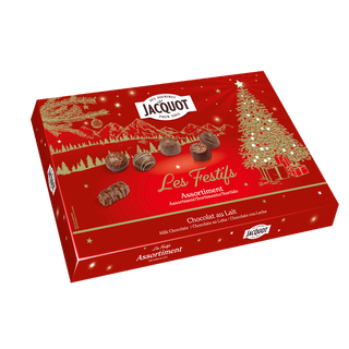 Assortiment chocolats lait JACQUOT, boîte 424g