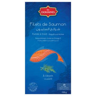 Saumon fumé à l'aneth LES DOMAINES  - 100g