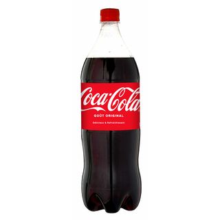 Boisson gazeuse Coca-Cola original bouteille 1,3L.