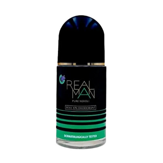 REAL MAN Pure Neroli Roll-On Deodorant, 50ml