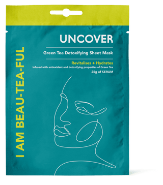 Uncover Green Tea Detoxifying Sheet Mask 25 G