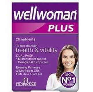 Vitabiotics Wellwoman Plus Omega Capsules, 30 Count