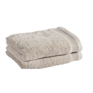 Tex Serviette De Bain Sable Le Lot De 2 Serviettes De 30X50Cm