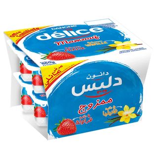 Sp Laitiere Brasse Fraise Van Delice Danone 8X70G