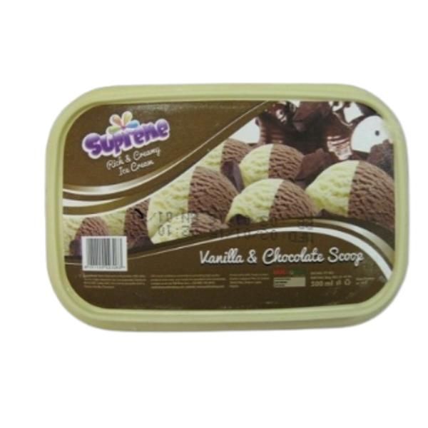 Supreme Ice Cream Vanilla/Chocolate 0.5L