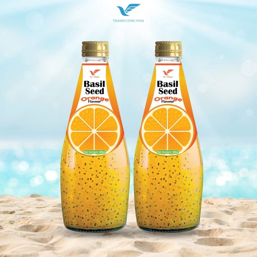 BASIL SEED H/DRINK (ORANGE) 290ML