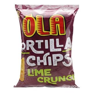 Ola Lime Crunch Tortilla Chips 200g
