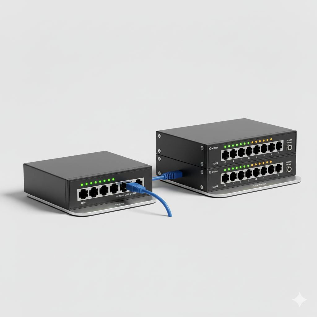 Hub et Switch.