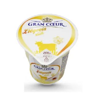 Dessert vanille Liégeois 200g - GRAN CŒUR